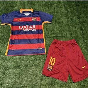 Barcelona Messi Kids Set Jersey and Shorts Size Various